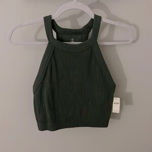 Aerie high neck crop